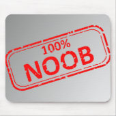 100% NB Rubber-stempel Mousepad Muismat (Voorkant)