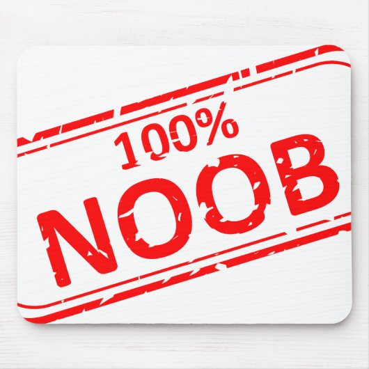 100% NB Rubberstempel Muismat (Voorkant)