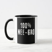 100% Nee-Gro 2 WT 11oz Mok (Links)