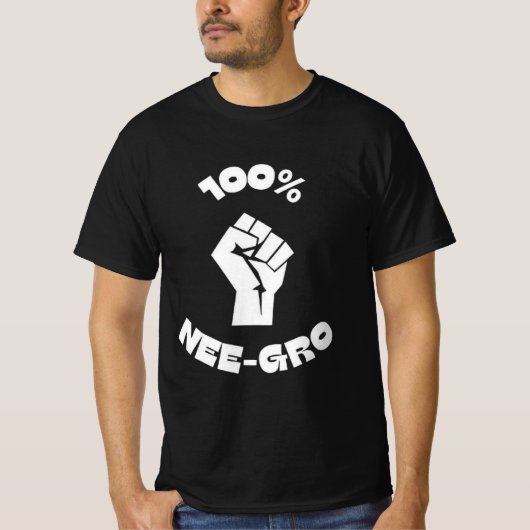 100% Nee-Gro Wt 3 T-shirt (Voorkant)