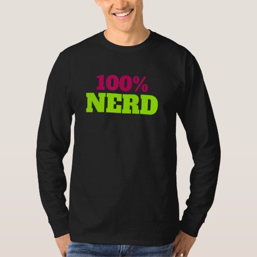 100 Nerd Apparel voor broer Zuster Mam en pa T-shirt (Voorkant)