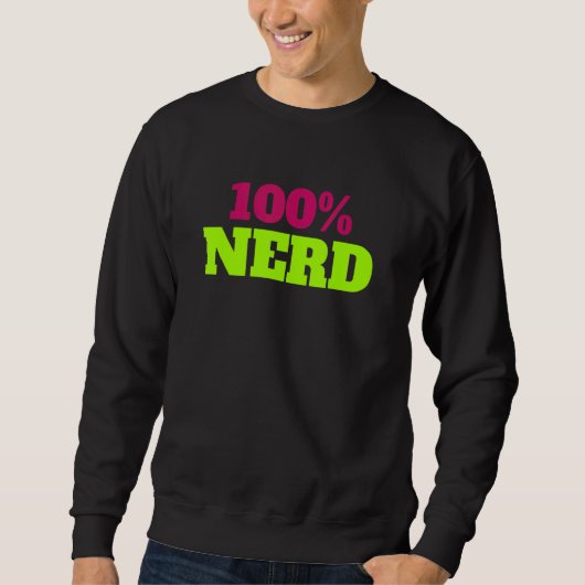 100 Nerd Apparel voor broer Zuster Mam en pa Trui (Voorkant)