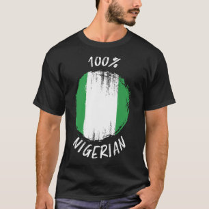 100 Nigeriaans Shirt Trotse Nigeriaanse Shirt Vlag