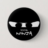 100% NINJA Button (Voorkant)
