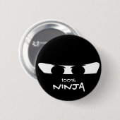 100% NINJA Button (Voorkant /achterkant)