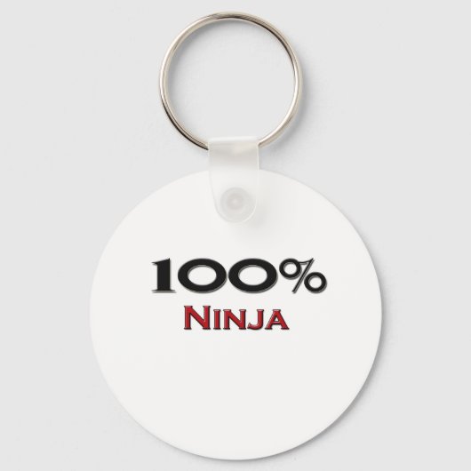 100 % Ninja Sleutelhanger (Voorkant)