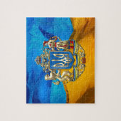 [100] Oekraïne: Voorgesteld wapenschild Legpuzzel (Verticaal)