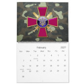 [100] Oekraïnse grondstrijdkrachten Emblem Kalender (Feb 2027)