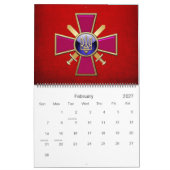 [100] Oekraïnse grondstrijdkrachten Emblem Kalender (Feb 2027)