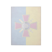 [100] Oekraïnse grondstrijdkrachten Emblem Notitieblok (Linkerzijde)