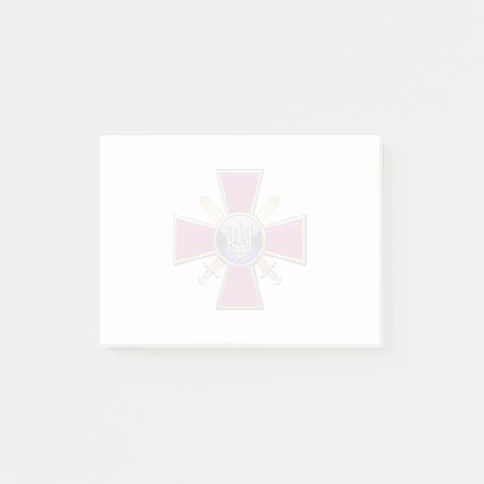 [100] Oekraïnse grondstrijdkrachten Emblem Post-it® Notes (Voorkant)