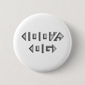 100% OG RONDE BUTTON 5,7 CM (Voorkant)