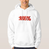 100% ontwerp hoodie (Voorkant)