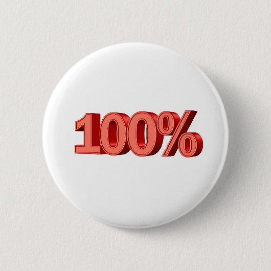 100% ontwerp ronde button 5,7 cm (Voorkant)