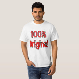 100% oorspronkelijke waarde T-shirt