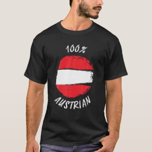 100 Oostenrijks Shirt Trots Oostenrijks Shirt Vlag