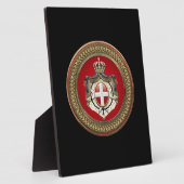 [100] Orde van Malta - Mom-wapenschild Fotoplaat (Zijkant)