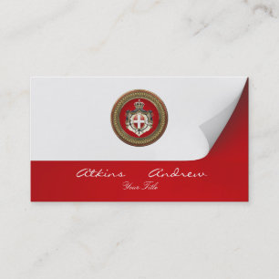 [100] Orde van Malta - Mom-wapenschild Visitekaartje
