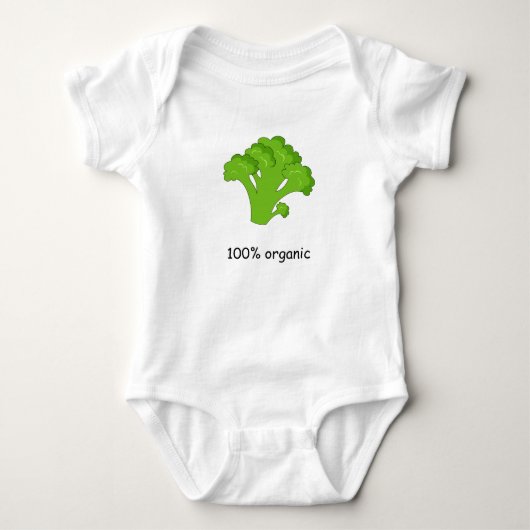 100% Organic Baby Bodysuit (Voorkant)