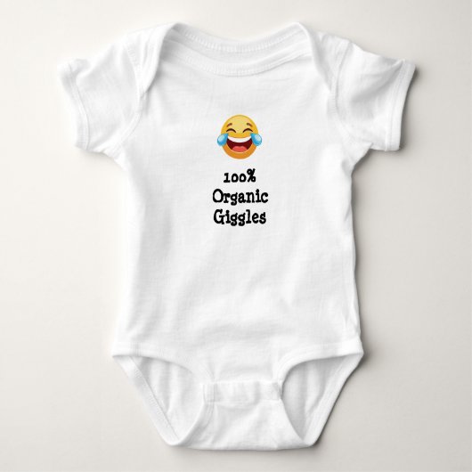 100% Organic Giggles Romper (Voorkant)
