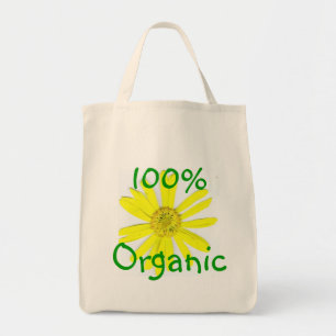 100% ORGANISCH GEEL TAS