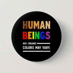 100% organische kleuren kunnen variëren LGBT Ronde Button 5,7 Cm