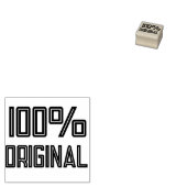 100%origineel rubberstempel (Gestempeld)