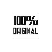 100%origineel rubberstempel (Afrduk)
