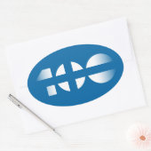 100 OVALE STICKER (Envelop)