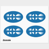 100 OVALE STICKER (Vel)