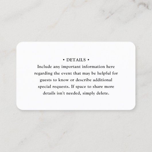 100 Pack QR Code RSVP & Details Bruiloft Behuizing Visitekaartje (Achterkant)