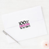 100 % Parcelera ya tu sabes! Ronde Sticker (Envelop)