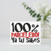 100% Parcelero, jullie tu sabes Briefkaart (Staand voorkant)