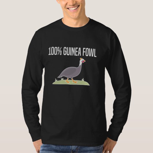 100 Parelhoen Kip Vogel T-shirt (Voorkant)