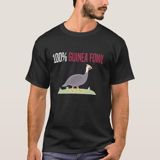 100 Parelhoen Kip Vogel T-shirt (Voorkant)