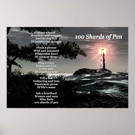 100 Pen Poster (Voorkant)