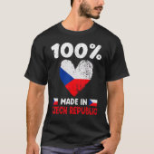100 Percent Made In Czech Republic Czech Boys Girl T-shirt (Voorkant)