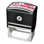 "100% Perfect!" + Rubberstempel van de onderwijsin Zelfinktende Stempel (Product)