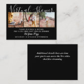100 PHOTO Wedding Live Chat-budget voor virtuele d Advieskaart (Voorkant / Achterkant)