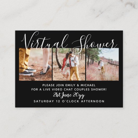 100 PHOTO Wedding Live Chat-budget voor virtuele d Advieskaart (Voorkant)