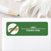 100% Pindavrije Product Etiket Sticker (Insitu)