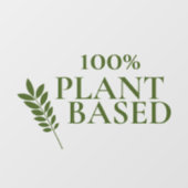 100 % Plant gebaseerd Raamsticker (Vel)