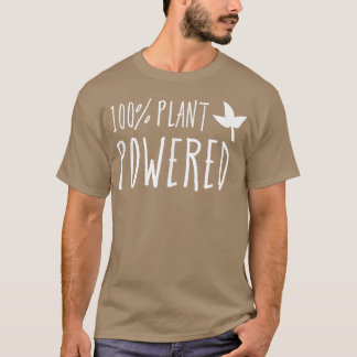 100% plantaardig , leuk veganistisch vegetarisch T T-shirt