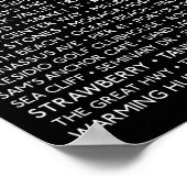 100 plekken - 12 x 12-inch Poster (Hoek)