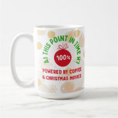 100% Powered by Coffee & Christmas Movies – Funny  Koffiemok (Links)