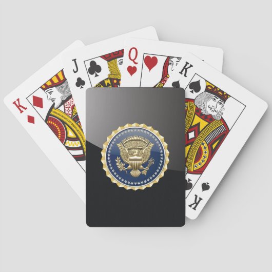[100] Presidentieel Dienstinsigne [PSB] Speelkaarten (Achterkant)