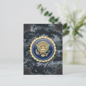 [100] Presidentiële dienstbadge [PSB] Briefkaart (Staand voorkant)