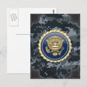 [100] Presidentiële dienstbadge [PSB] Briefkaart (Voorkant / Achterkant)
