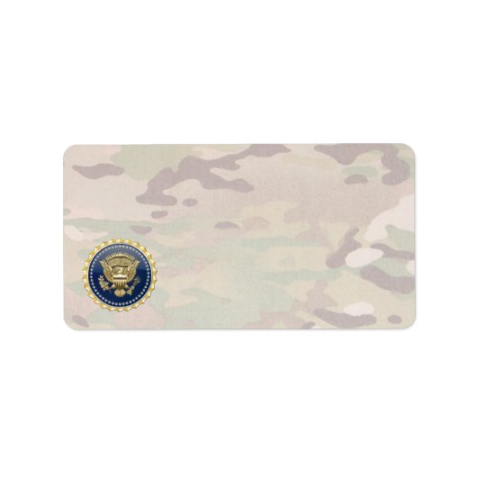 [100] Presidentiële dienstbadge [PSB] Etiket (Voorkant)