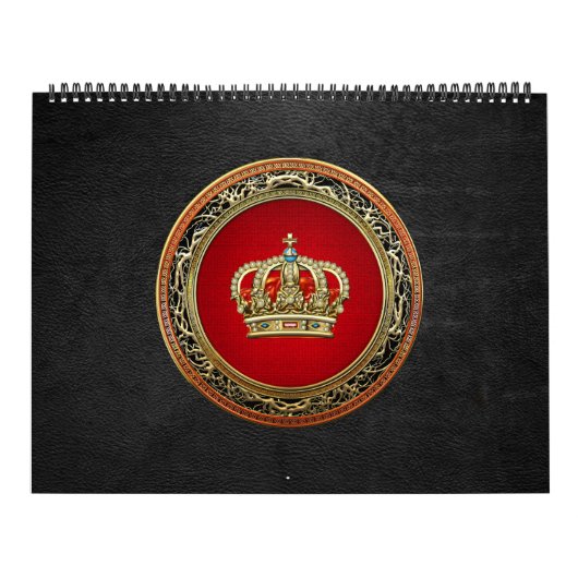[100] Prince-Princess King-Queen Crown [Gold] Kalender (Hoes)